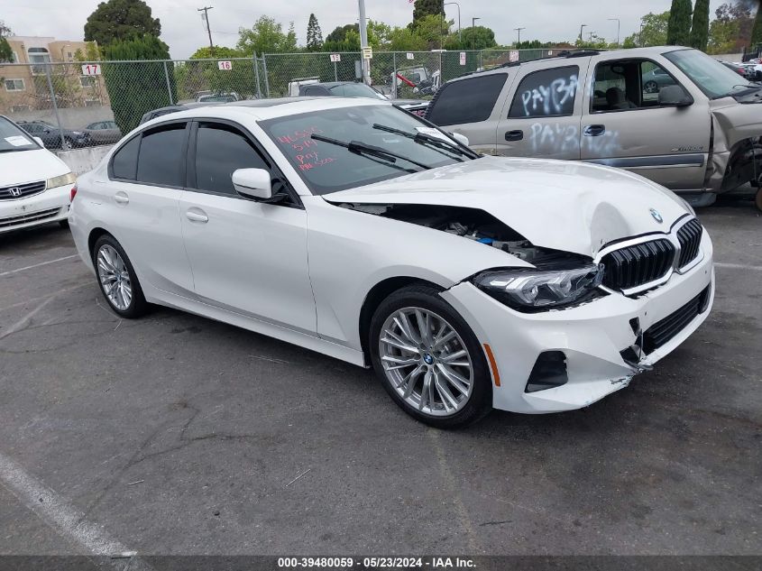 2023 BMW 330I VIN: 3MW69FF07P8D32170 Lot: 39480059