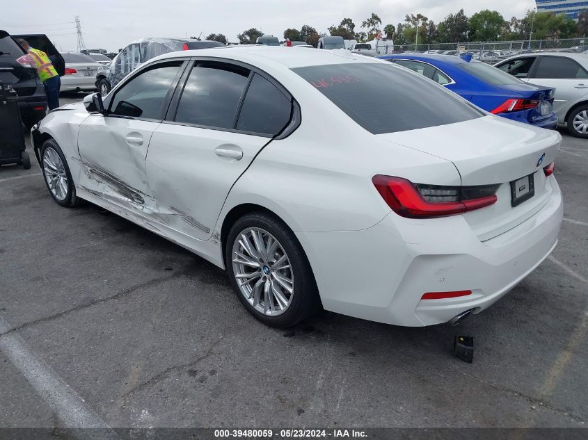 2023 BMW 330I VIN: 3MW69FF07P8D32170 Lot: 39480059