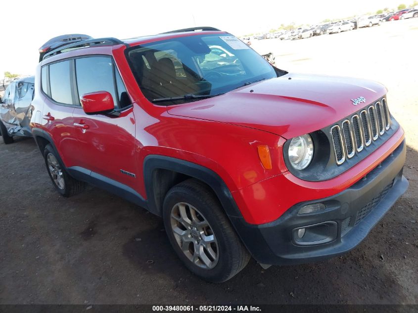 2017 Jeep Renegade Latitude 4X4 VIN: ZACCJBBB5HPG12835 Lot: 39480061