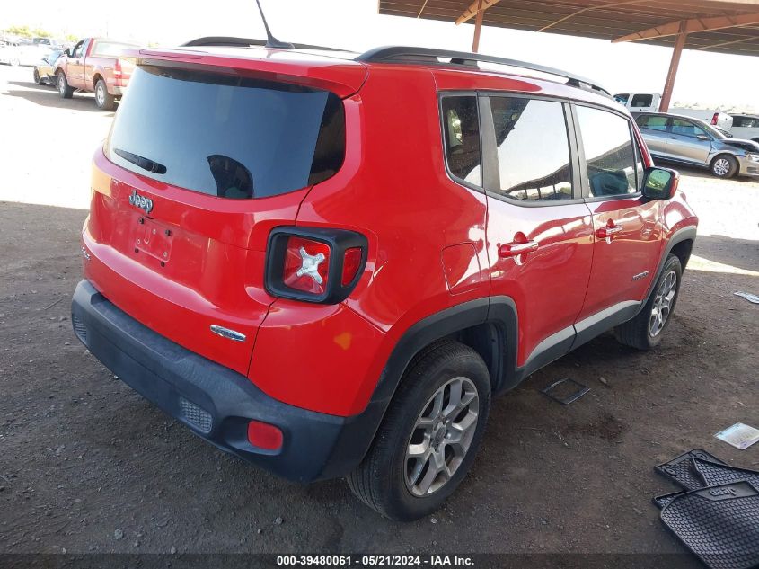 2017 Jeep Renegade Latitude 4X4 VIN: ZACCJBBB5HPG12835 Lot: 39480061