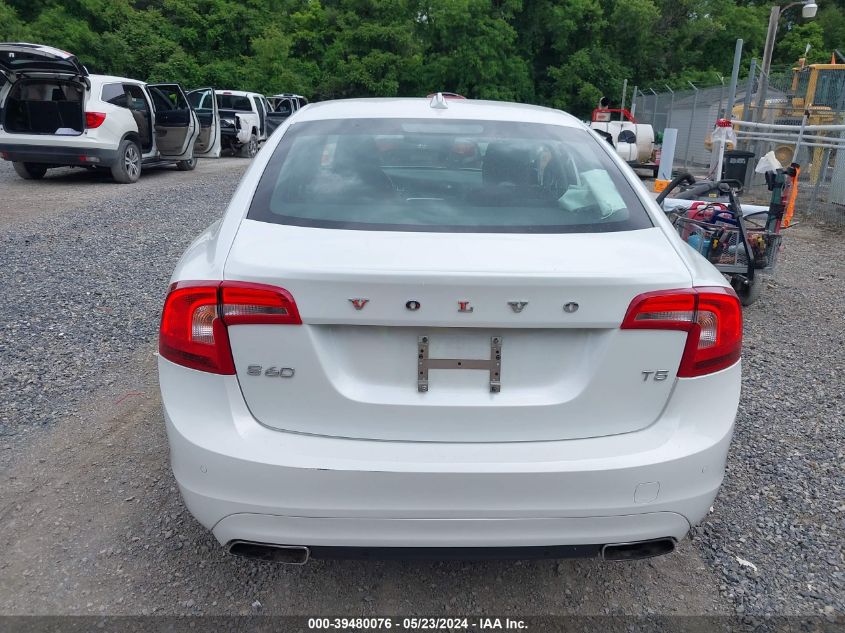 2016 Volvo S60 T5 Drive-E VIN: YV126MFJ7G2408941 Lot: 39480076