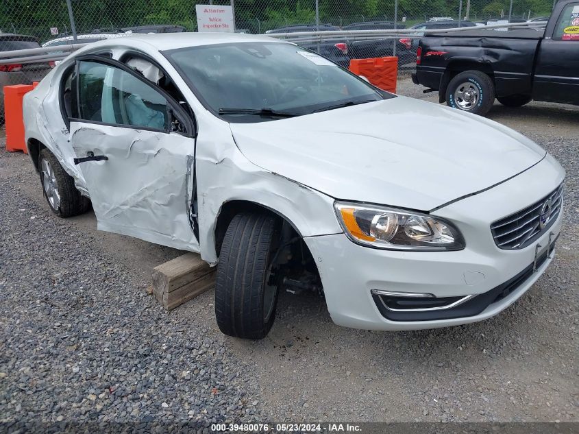 2016 Volvo S60 T5 Drive-E VIN: YV126MFJ7G2408941 Lot: 39480076