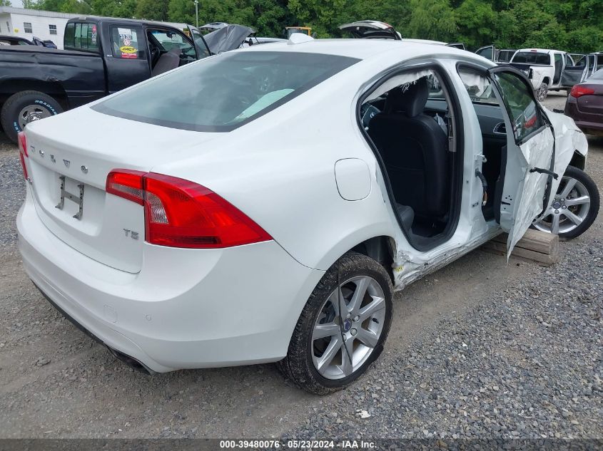 2016 Volvo S60 T5 Drive-E VIN: YV126MFJ7G2408941 Lot: 39480076