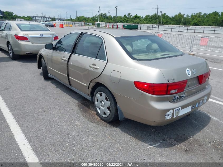 2005 Honda Accord 2.4 Lx VIN: 3HGCM56445G705980 Lot: 39480080