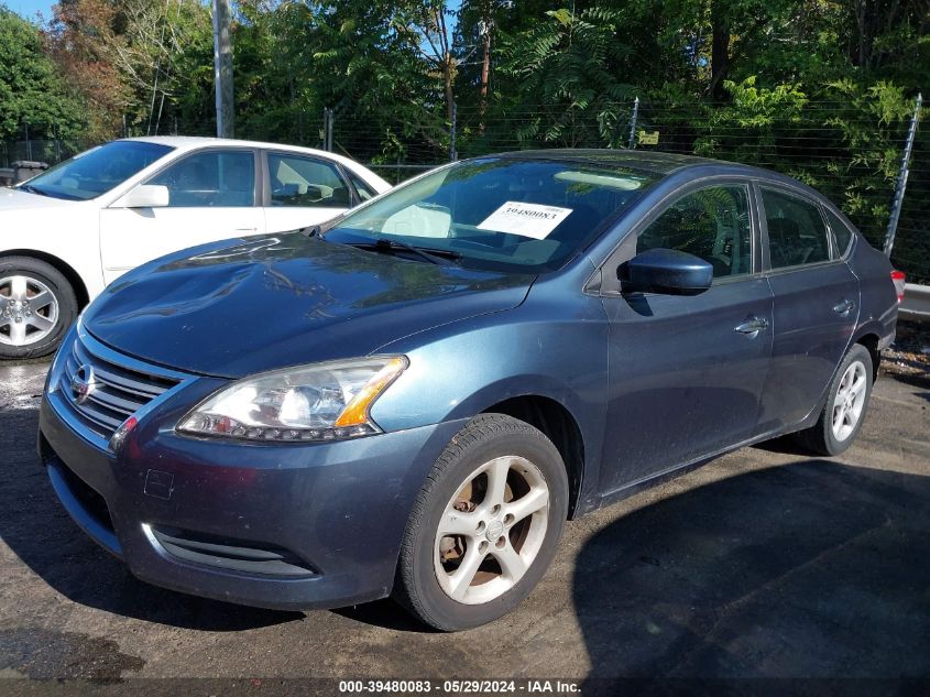 2014 Nissan Sentra Fe+ S/Fe+ Sv/S/Sl/Sr/Sv VIN: 3N1AB7AP2EL658869 Lot: 39480083