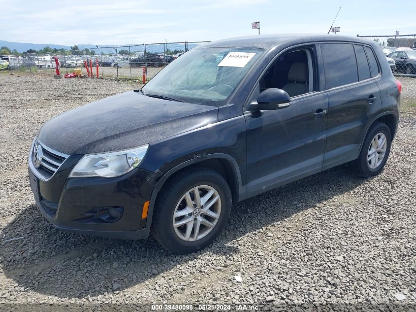 2011 Volkswagen Tiguan S VIN: WVGBV7AX7BW537247 Lot: 39480098