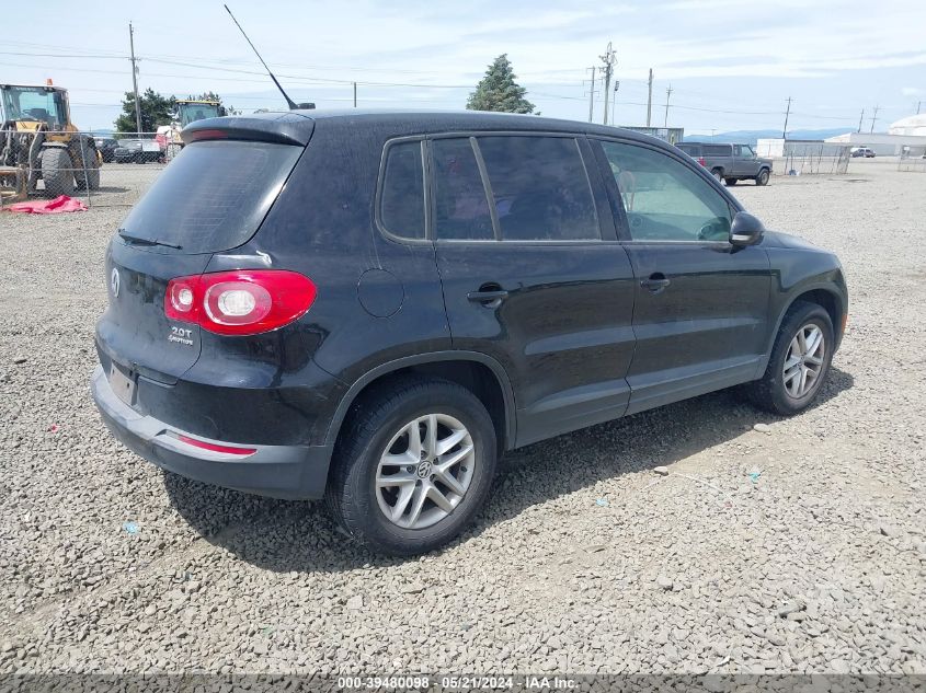 2011 Volkswagen Tiguan S VIN: WVGBV7AX7BW537247 Lot: 39480098