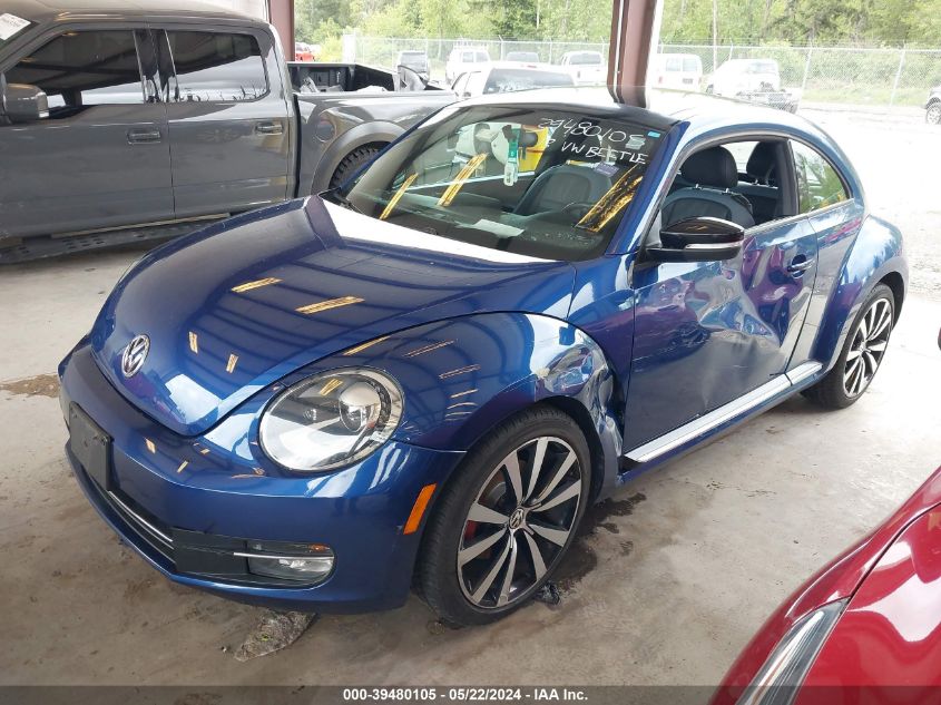 2013 Volkswagen Beetle Turbo VIN: 3VWVA7AT0DM671348 Lot: 39480105