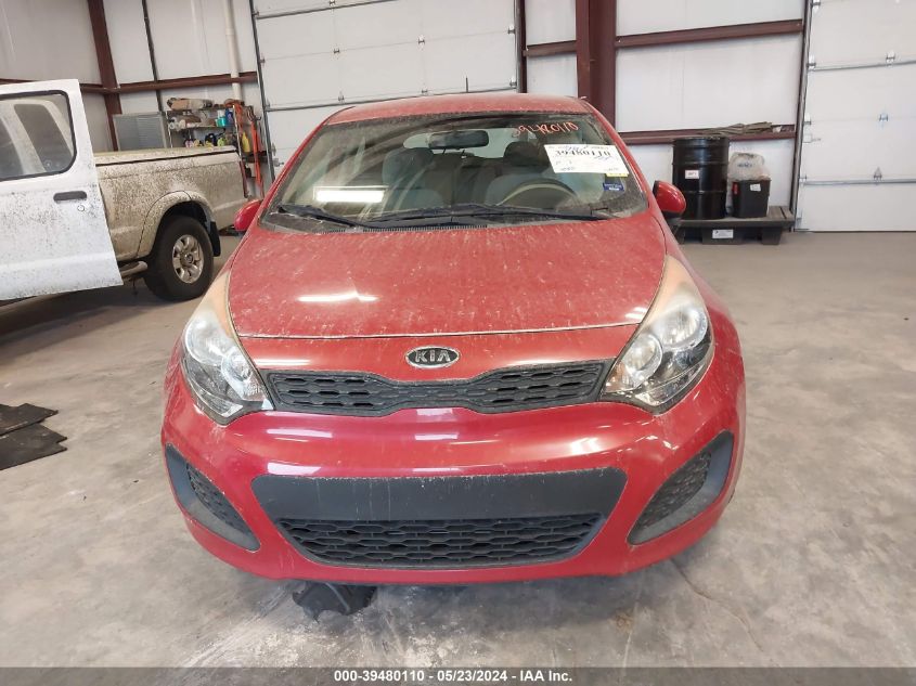 KNADM5A31D6107523 2013 Kia Rio Lx