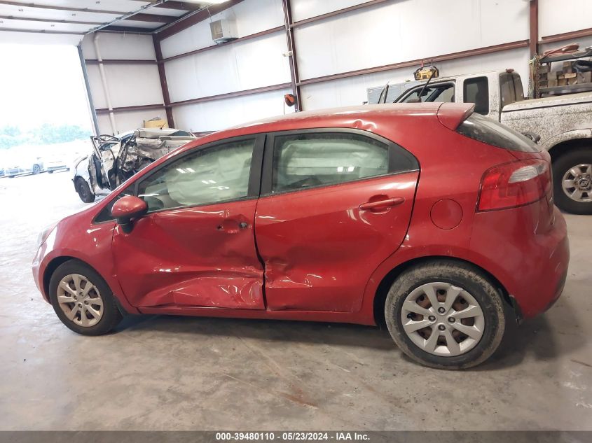 2013 Kia Rio Lx VIN: KNADM5A31D6107523 Lot: 39480110