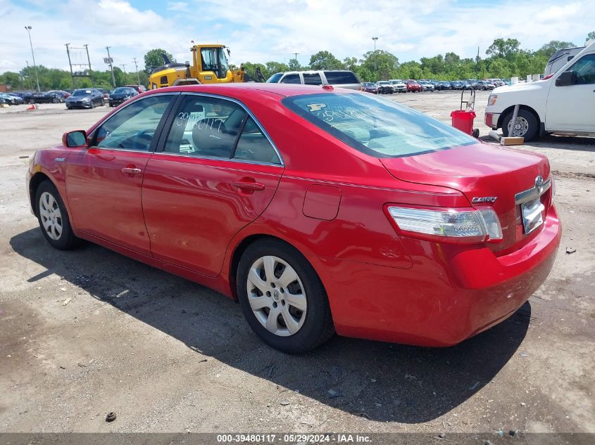 2010 Toyota Camry Hybrid VIN: 4T1BB3EK7AU117398 Lot: 39480117