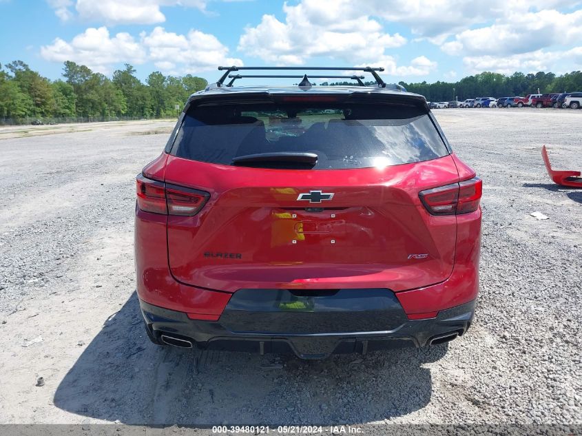 2023 Chevrolet Blazer Fwd Rs VIN: 3GNKBERS3PS154457 Lot: 39480121