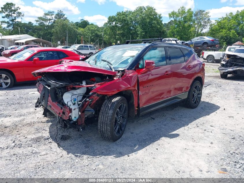 VIN 3GNKBERS3PS154457 2023 CHEVROLET BLAZER FWD RS
