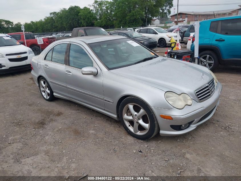 2005 Mercedes-Benz C 230 Kompressor Sport VIN: WDBRF40J65A673378 Lot: 39480122