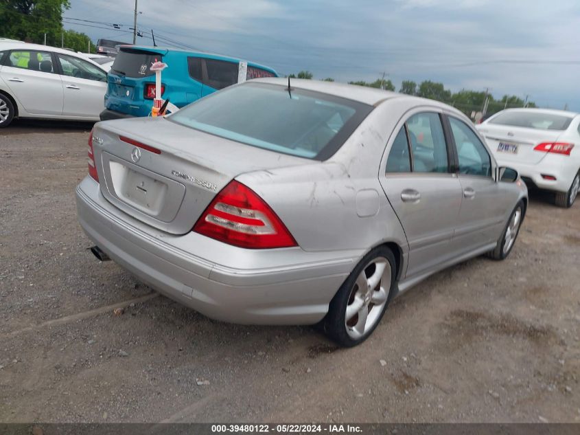 2005 Mercedes-Benz C 230 Kompressor Sport VIN: WDBRF40J65A673378 Lot: 39480122