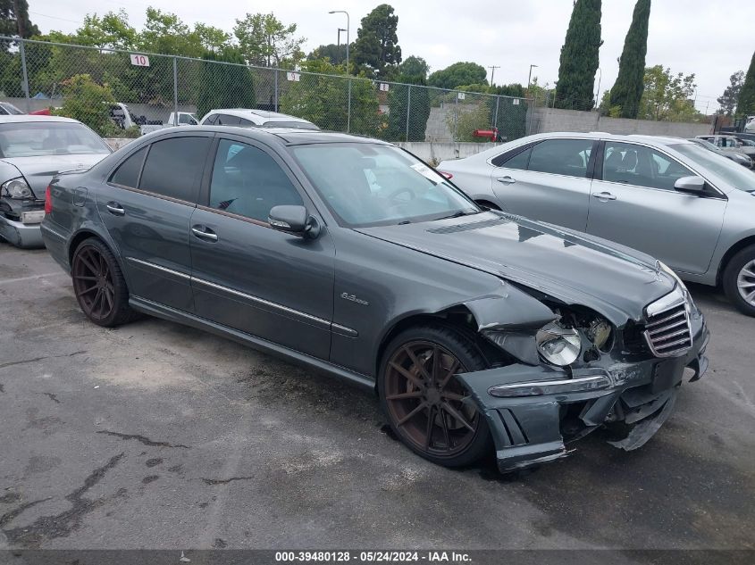 2007 Mercedes-Benz E 63 Amg VIN: WDBUF77X07B146374 Lot: 39480128