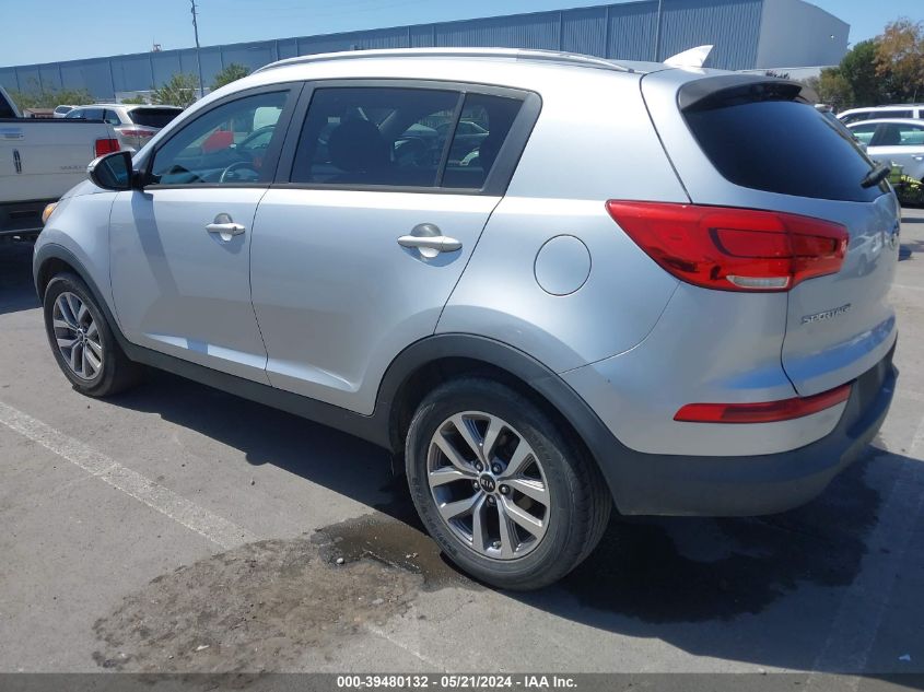 2014 Kia Sportage Lx VIN: KNDPB3AC0E7547805 Lot: 39480132