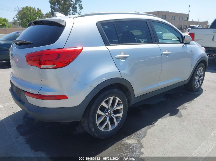 2014 Kia Sportage Lx VIN: KNDPB3AC0E7547805 Lot: 39480132