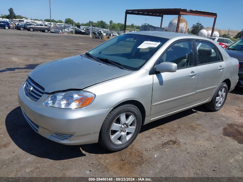 2004 Toyota Corolla Le VIN: JTDBR38EX42040483 Lot: 39480145