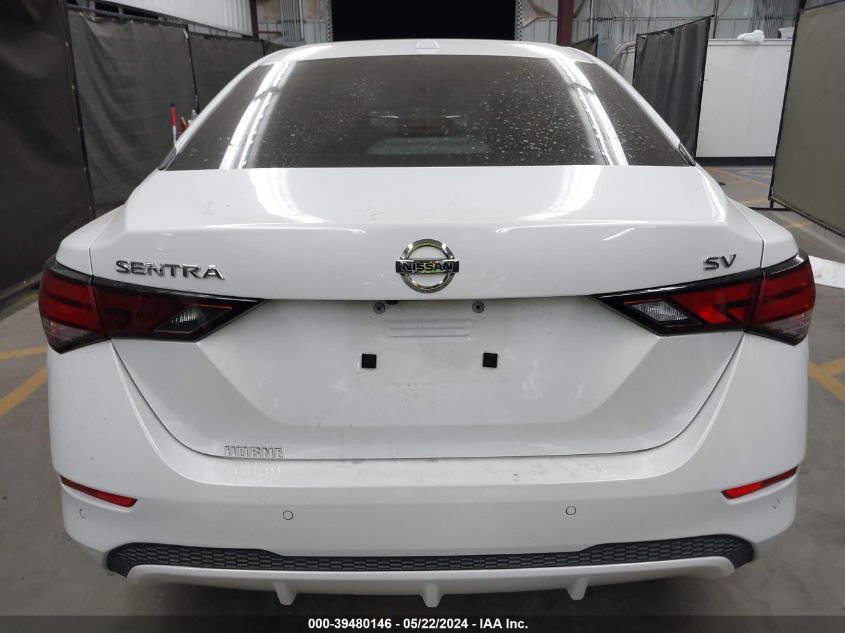 2022 Nissan Sentra Sv Xtronic Cvt VIN: 3N1AB8CVXNY283348 Lot: 39480146