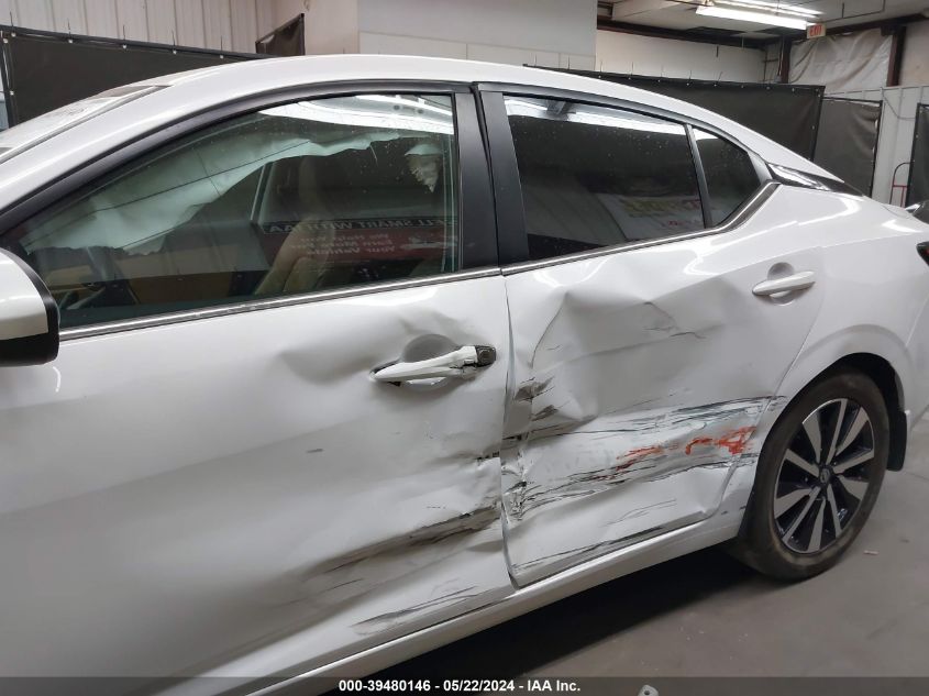 2022 Nissan Sentra Sv Xtronic Cvt VIN: 3N1AB8CVXNY283348 Lot: 39480146