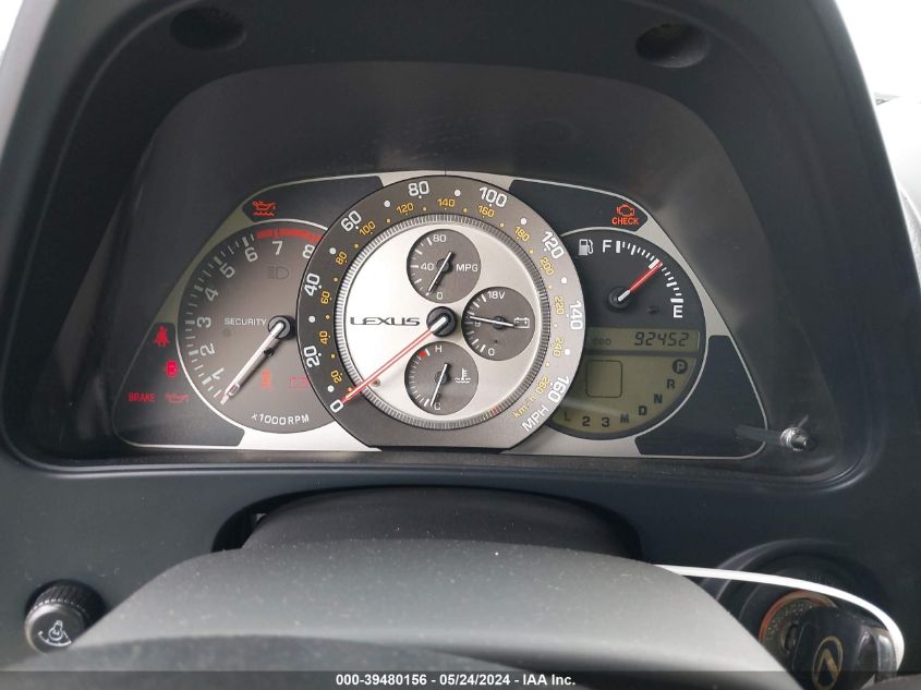 2005 Lexus Is 300 Sport Cross VIN: JTHED192250100384 Lot: 39480156