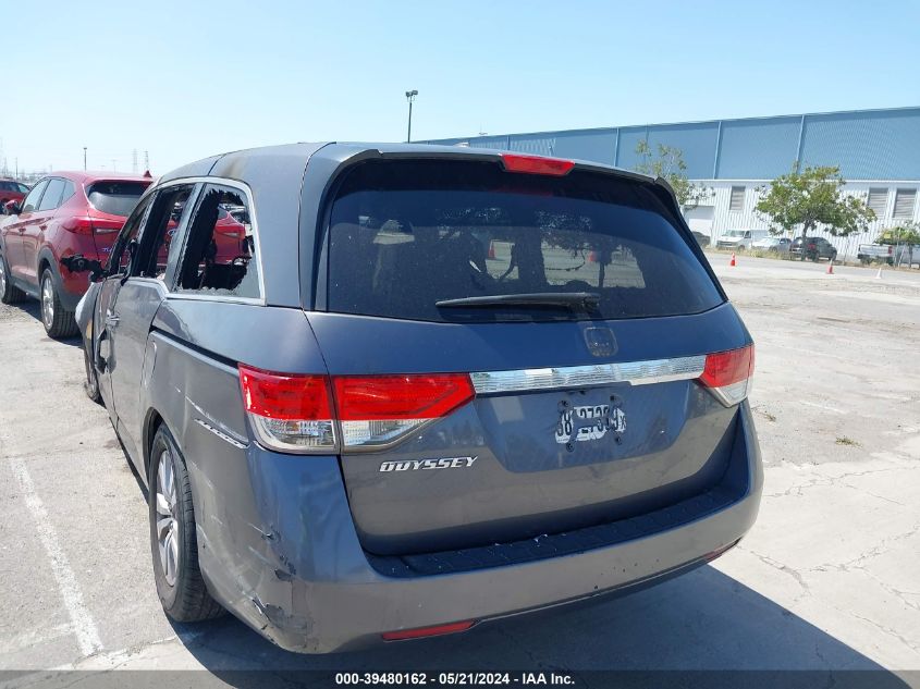 2016 Honda Odyssey Ex-L VIN: 5FNRL5H60GB071652 Lot: 39480162