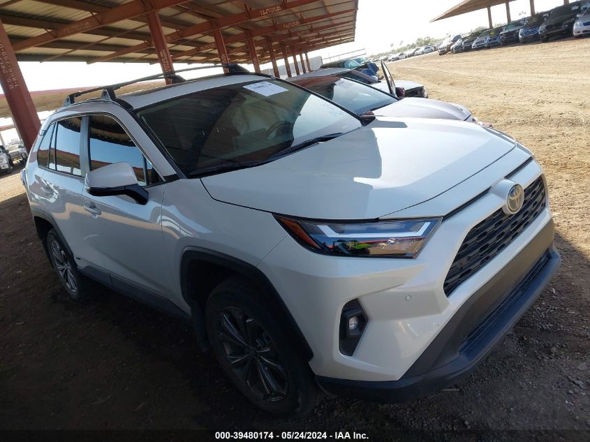 2022 Toyota Rav4 Xle Premium Hybrid VIN: 4T3B6RFV5NU075603 Lot: 39480174