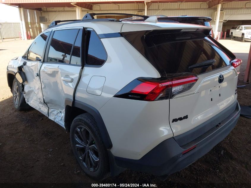 2022 Toyota Rav4 Xle Premium Hybrid VIN: 4T3B6RFV5NU075603 Lot: 39480174