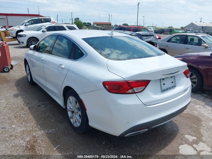 2015 Chrysler 200 C VIN: 1C3CCCCGXFN673408 Lot: 39480179