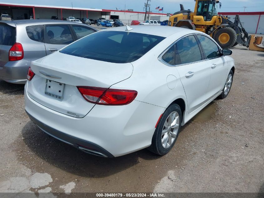 2015 Chrysler 200 C VIN: 1C3CCCCGXFN673408 Lot: 39480179