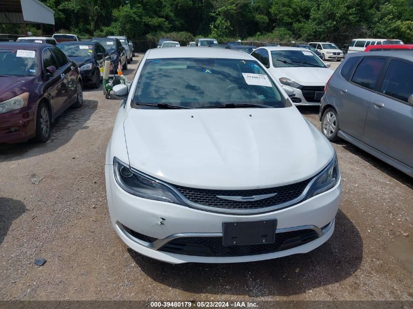 2015 Chrysler 200 C VIN: 1C3CCCCGXFN673408 Lot: 39480179