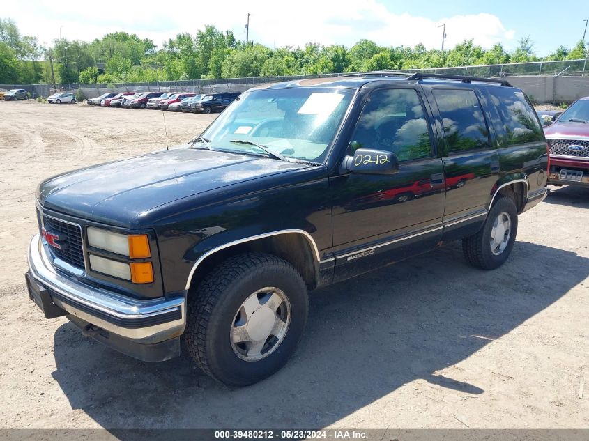 1998 GMC Yukon Slt VIN: 1GKEK13R3WJ735076 Lot: 39480212