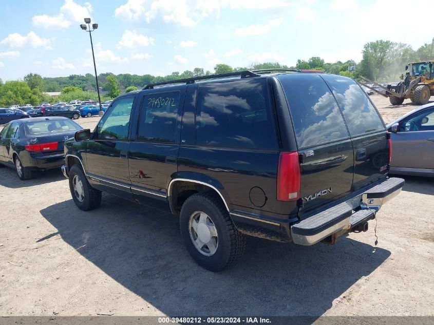 1998 GMC Yukon Slt VIN: 1GKEK13R3WJ735076 Lot: 39480212