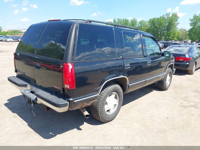 1998 GMC Yukon Slt VIN: 1GKEK13R3WJ735076 Lot: 39480212