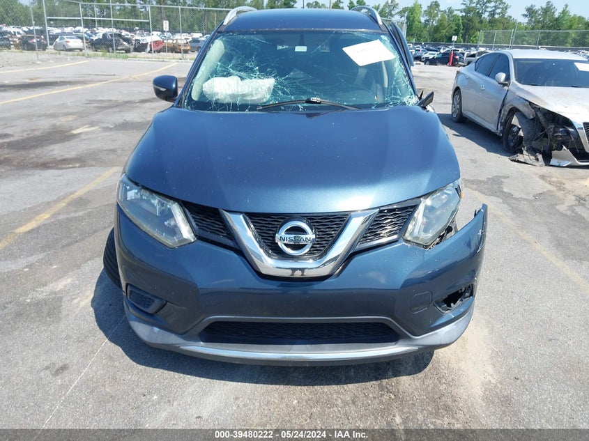 2015 Nissan Rogue Sv VIN: 5N1AT2MT6FC926076 Lot: 39480222
