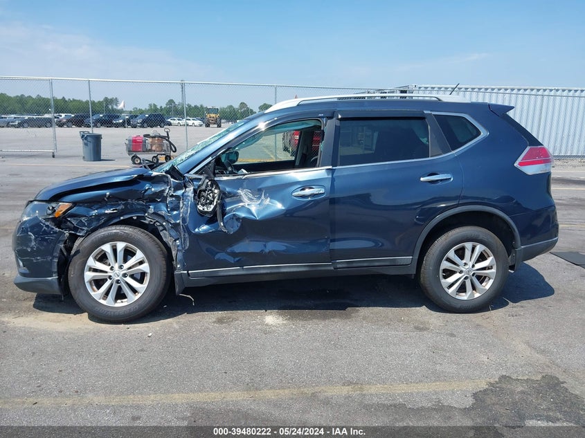 2015 Nissan Rogue Sv VIN: 5N1AT2MT6FC926076 Lot: 39480222