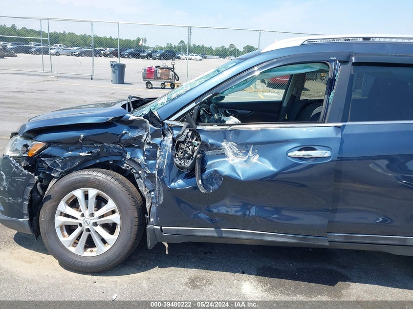 2015 Nissan Rogue Sv VIN: 5N1AT2MT6FC926076 Lot: 39480222