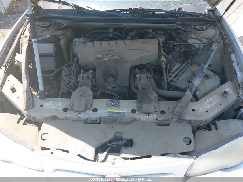 2002 Chevrolet Monte Carlo Ss VIN: 2G1WX15K829109586 Lot: 39480229