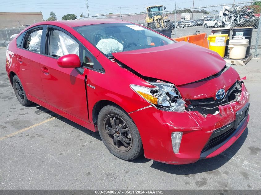 2015 Toyota Prius Two VIN: JTDKN3DU3F1984529 Lot: 39480237