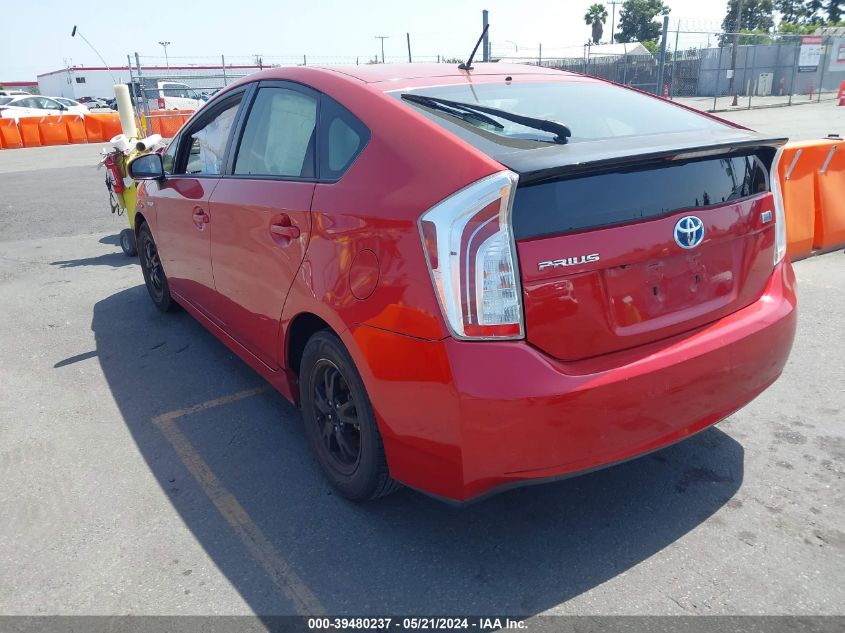 2015 Toyota Prius Two VIN: JTDKN3DU3F1984529 Lot: 39480237