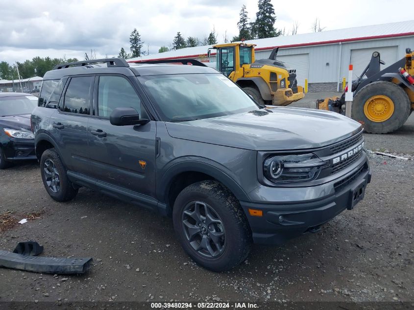 2022 Ford Bronco Sport Badlands VIN: 3FMCR9D95NRE10702 Lot: 39480294