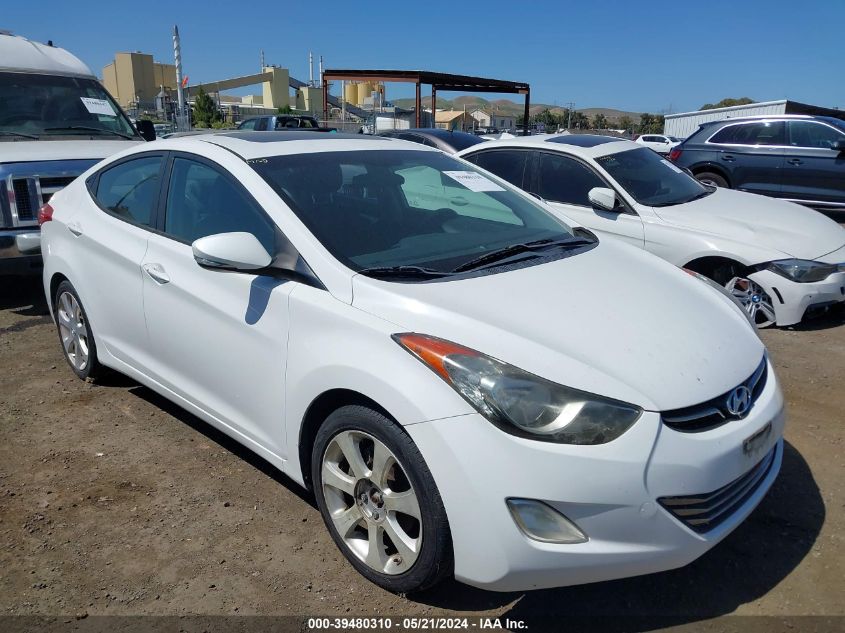 2012 Hyundai Elantra Limited VIN: 5NPDH4AE0CH122005 Lot: 39480310