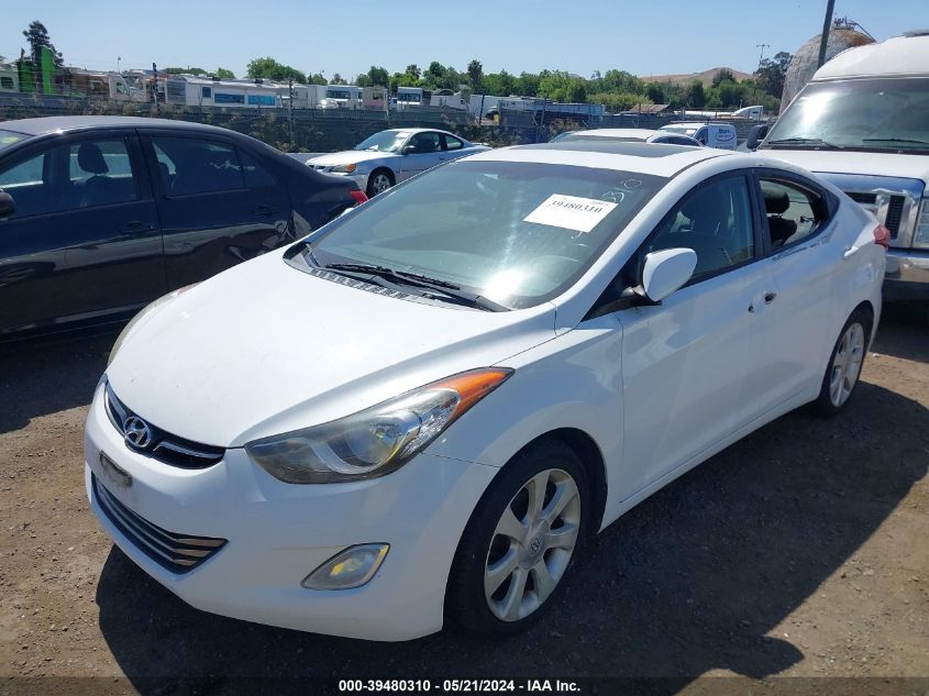 2012 Hyundai Elantra Limited VIN: 5NPDH4AE0CH122005 Lot: 39480310