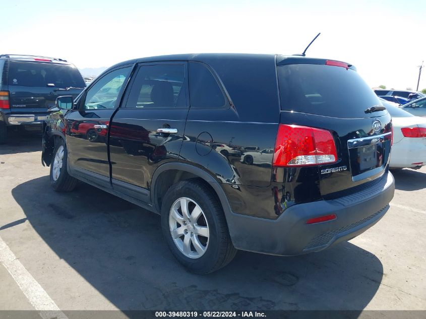 2011 Kia Sorento Lx VIN: 5XYKT3A16BG169476 Lot: 39480319