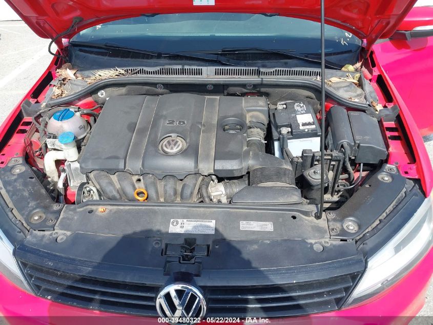 2012 Volkswagen Jetta 2.5L Se VIN: 3VWDP7AJ9CM375008 Lot: 39480322