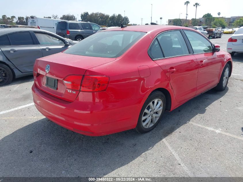 2012 Volkswagen Jetta 2.5L Se VIN: 3VWDP7AJ9CM375008 Lot: 39480322