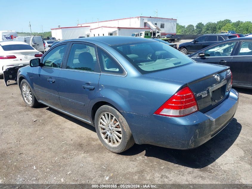 2005 Mercury Montego Premier VIN: 1MEFM42165G619923 Lot: 39480365