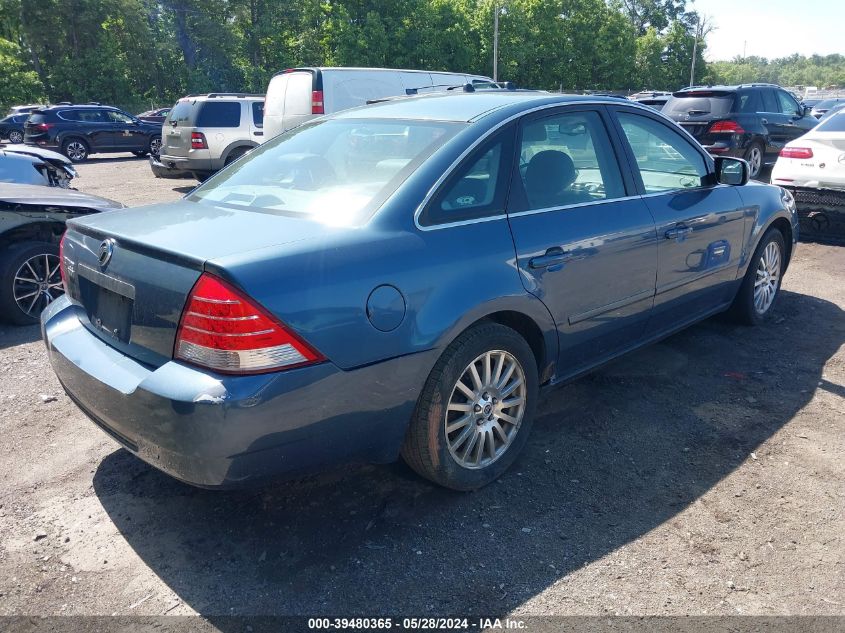 2005 Mercury Montego Premier VIN: 1MEFM42165G619923 Lot: 39480365