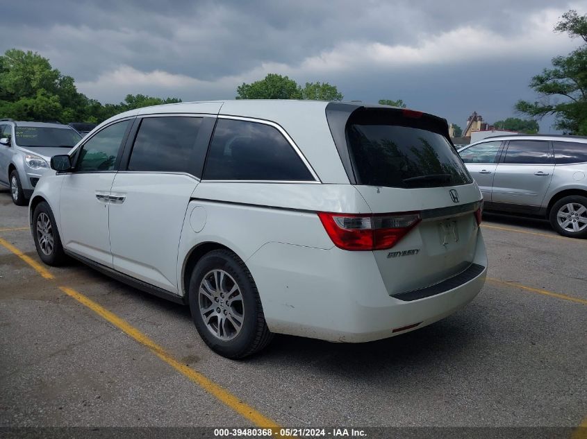 2011 Honda Odyssey Ex-L VIN: 5FNRL5H69BB007344 Lot: 39480368